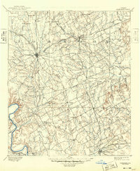 Cleburne 1894 topographic map thumbnail