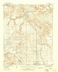 Cliffside 1934 topographic map thumbnail