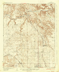 Cliffside 1936 topographic map thumbnail