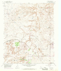 Cliffside 1953 topographic map thumbnail