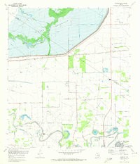Clodine 1970 topographic map thumbnail