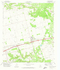 Coahoma 1971 topographic map thumbnail