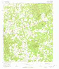 Coffeeville 1960 topographic map thumbnail