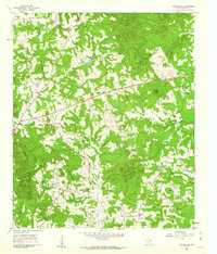Coffeeville 1960 topographic map thumbnail