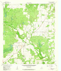 Coleman NE 1960 topographic map thumbnail