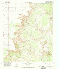 Collett Springs 1966 topographic map thumbnail