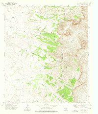 Collier Mesa 1973 topographic map thumbnail