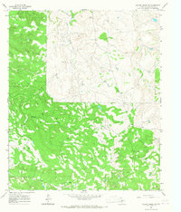 Collins Creek SW 1965 topographic map thumbnail