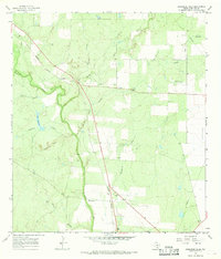 Comanche Hills 1965 topographic map thumbnail
