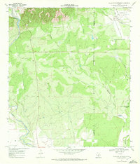 Comanche Waterhole 1969 topographic map thumbnail