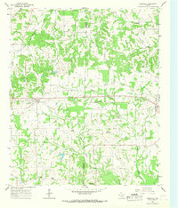 Cookville 1965 topographic map thumbnail