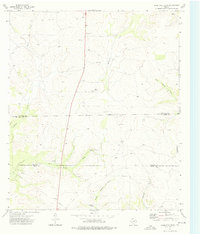 Coon Dive Draw 1973 topographic map thumbnail