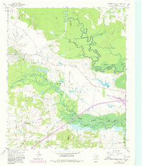 Coopers Chapel 1965 topographic map thumbnail