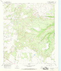 Cope Branch 1966 topographic map thumbnail