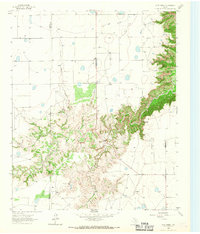Cope Creek 1965 topographic map thumbnail