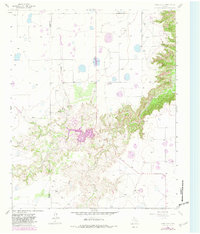 Cope Creek 1965 topographic map thumbnail