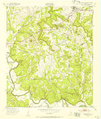 Copperas Cove 1947 topographic map thumbnail