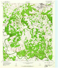 Copperas Cove 1958 topographic map thumbnail