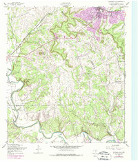 Copperas Cove 1958 topographic map thumbnail