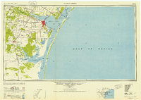 Corpus Christi 1950 topographic map thumbnail