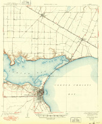 Corpus Christi 1925 topographic map thumbnail
