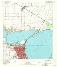 Corpus Christi 1951 topographic map thumbnail