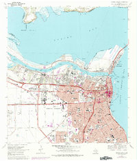 Corpus Christi 1968 topographic map thumbnail