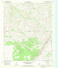 Cottonwood Camp 1967 topographic map thumbnail