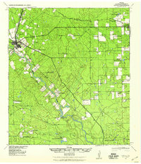 Cotulla 1940 topographic map thumbnail