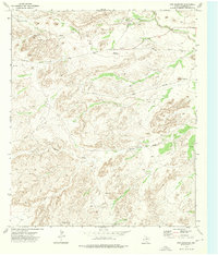 Cow Mountain 1973 topographic map thumbnail