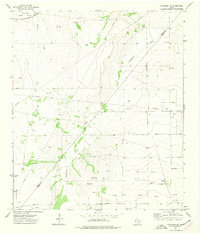 Coyanosa NW 1973 topographic map thumbnail