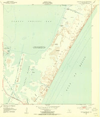 Crane Islands NW 1951 topographic map thumbnail