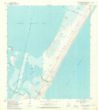 Crane Islands NW 1968 topographic map thumbnail