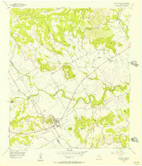 Cranfills Gap 1956 topographic map thumbnail