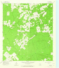 Crecy 1963 topographic map thumbnail