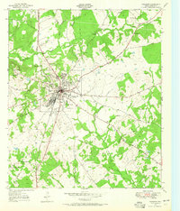 Crockett 1950 topographic map preview