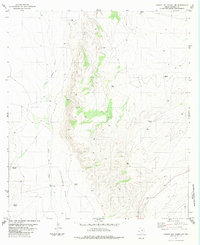 Cuesta Del Burro NW 1983 topographic map thumbnail
