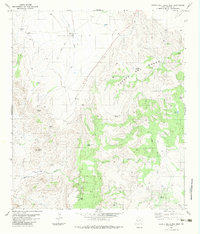 Cuesta Del Burro West 1983 topographic map thumbnail
