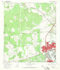 Culebra Hill 1966 topographic map thumbnail