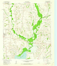Culleoka 1960 topographic map thumbnail