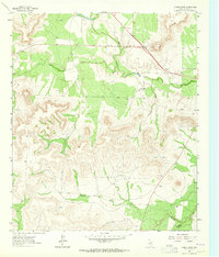 Cumbie Draw 1963 topographic map thumbnail