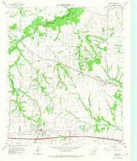 Cumby 1964 topographic map thumbnail