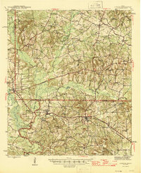Cushing 1945 topographic map thumbnail