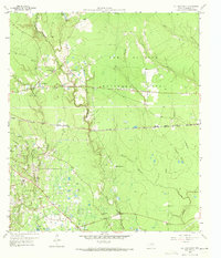 Cut and Shoot 1959 topographic map thumbnail