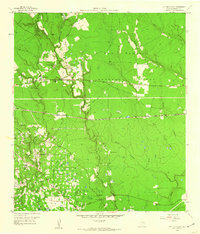 Cut and Shoot 1959 topographic map thumbnail