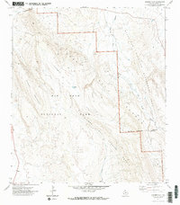 Dagger Flat 1971 topographic map thumbnail