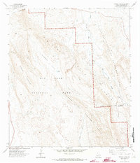 Dagger Flat 1971 topographic map thumbnail