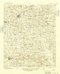 Daingerfeild 1914 topographic map thumbnail