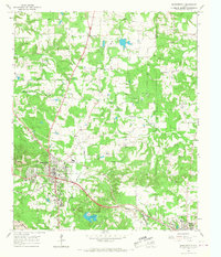 Daingerfield 1964 topographic map thumbnail
