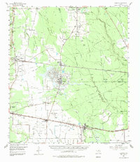 Daisetta 1955 topographic map thumbnail